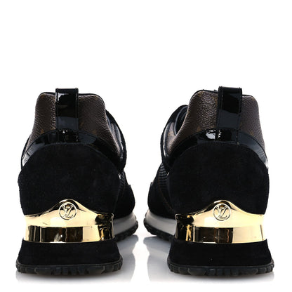 Louis Vuitton Suede Monogram Run Away Sneakers 36.5 Black 6 of 7