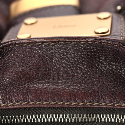 Chloe Calfskin Medium Paddington Satchel  Chocolate 5 of 8