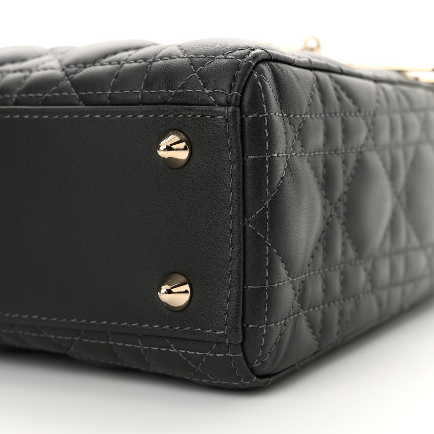 Lambskin Cannage Gradient Small My ABCDior Lady Dior Grey