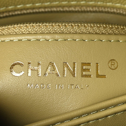 Chanel Caviar Quilted Extra Mini Coco Handle Flap Light Green 5 of 9
