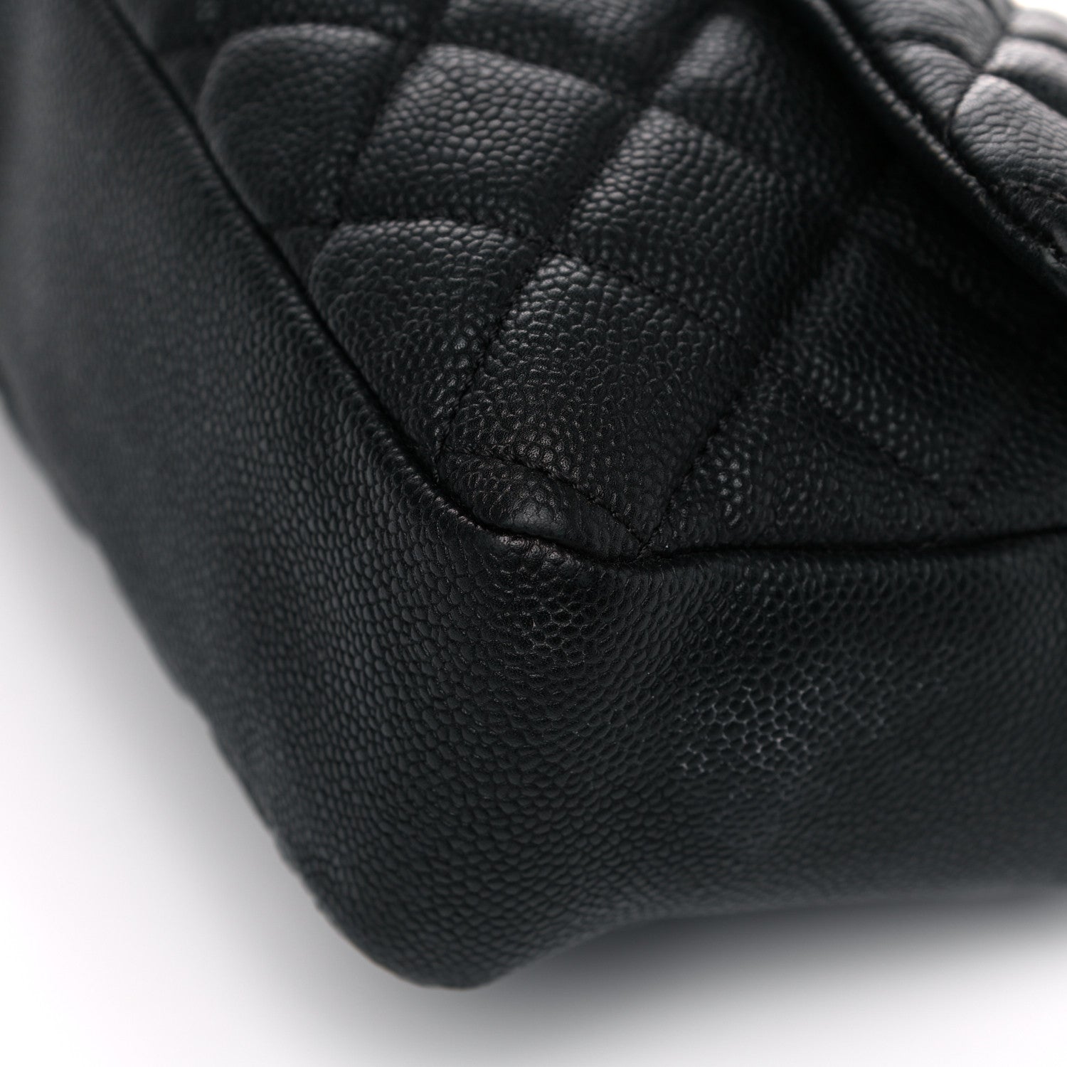 Chanel Caviar Quilted Jumbo Easy Flap Black 21 of 33