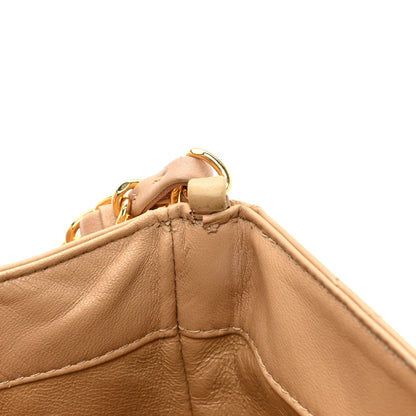 Chanel Lambskin Quilted Jumbo Single Flap Beige 10 of 18