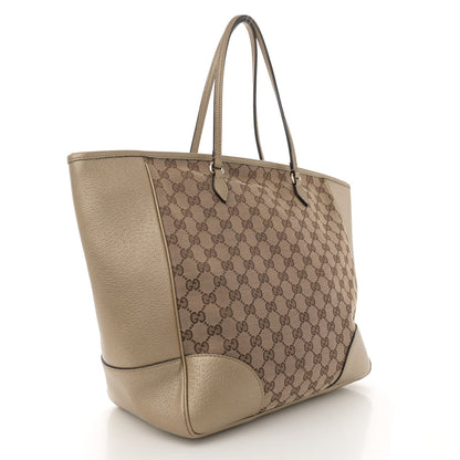 Gucci Monogram Medium Bree Zippered Tote Beige Golden Beige 3 of 7
