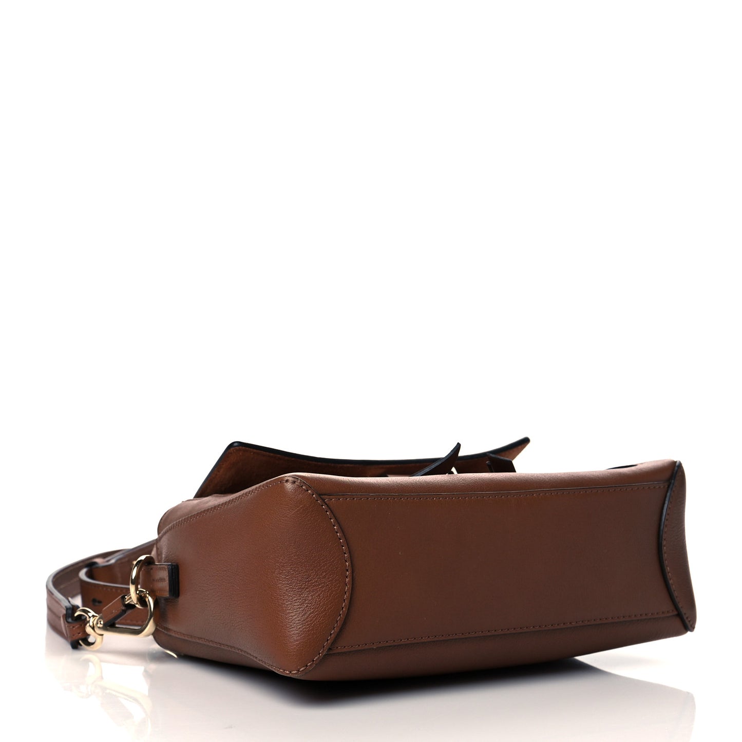 Calfskin Mini Faye Day Shoulder Bag Tan