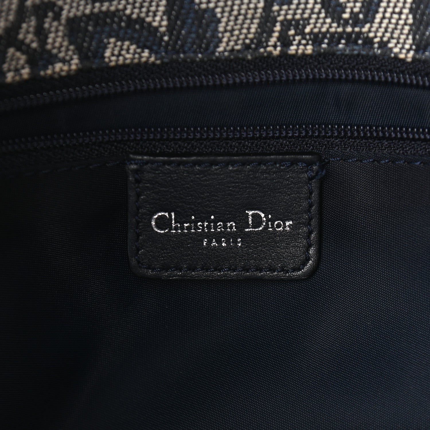 Christian Dior Monogram Flap Messenger Navy Blue 6 of 14