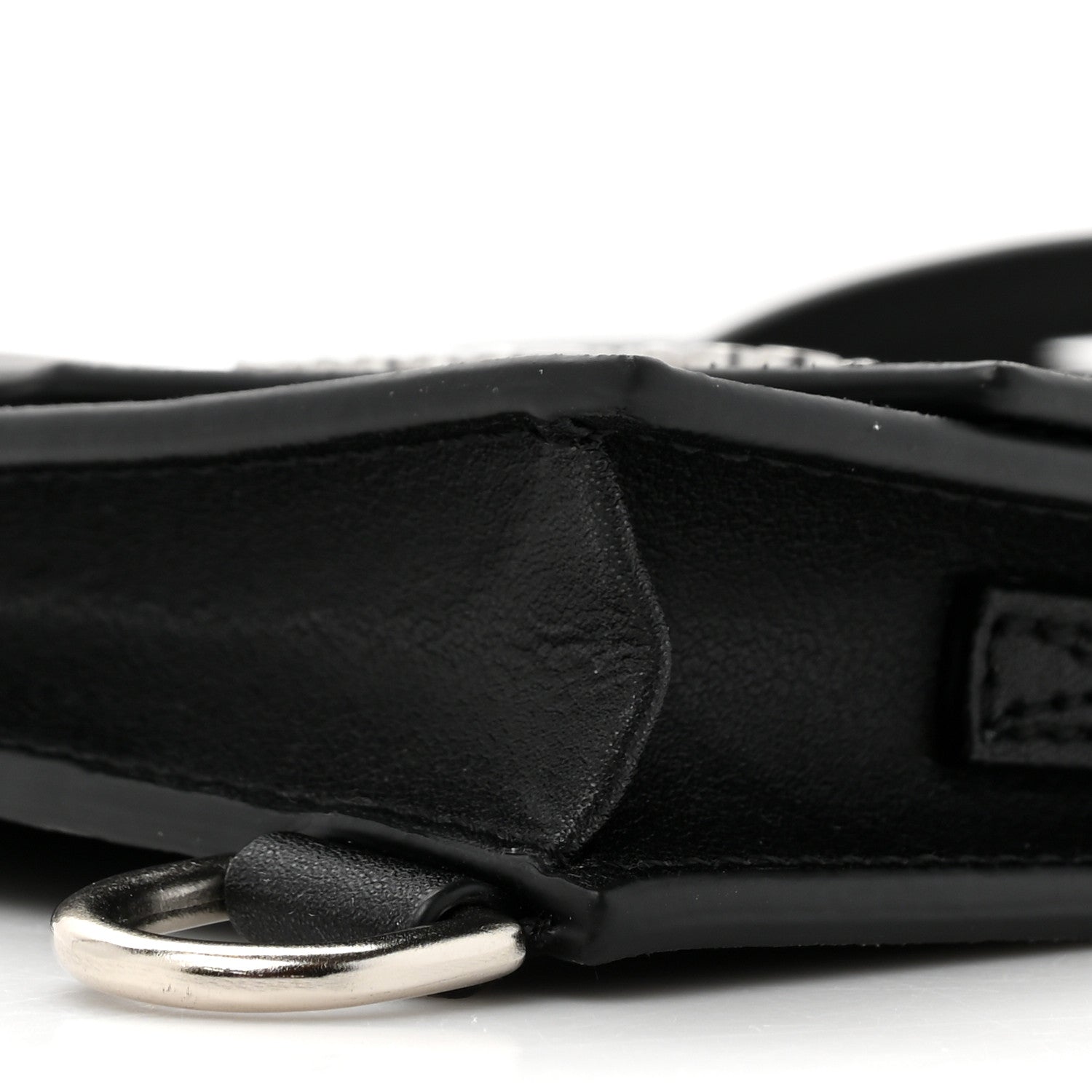 Jacquemus Smooth Calfskin Le Porte Azur Envelope Wallet Black 8 of 9