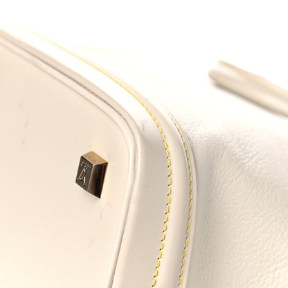 Louis Vuitton Suhali Lockit MM White 13 of 25
