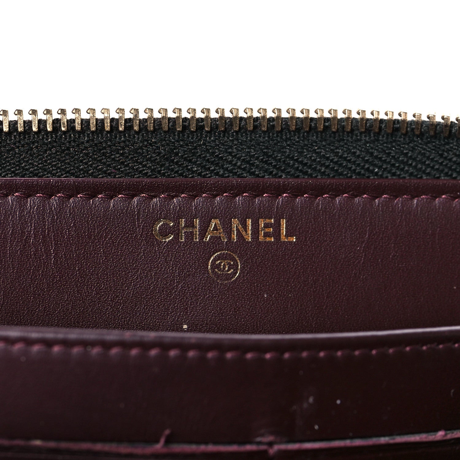 Chanel Caviar Quilted Large Gusset Zip Around Wallet Black 6 of 12