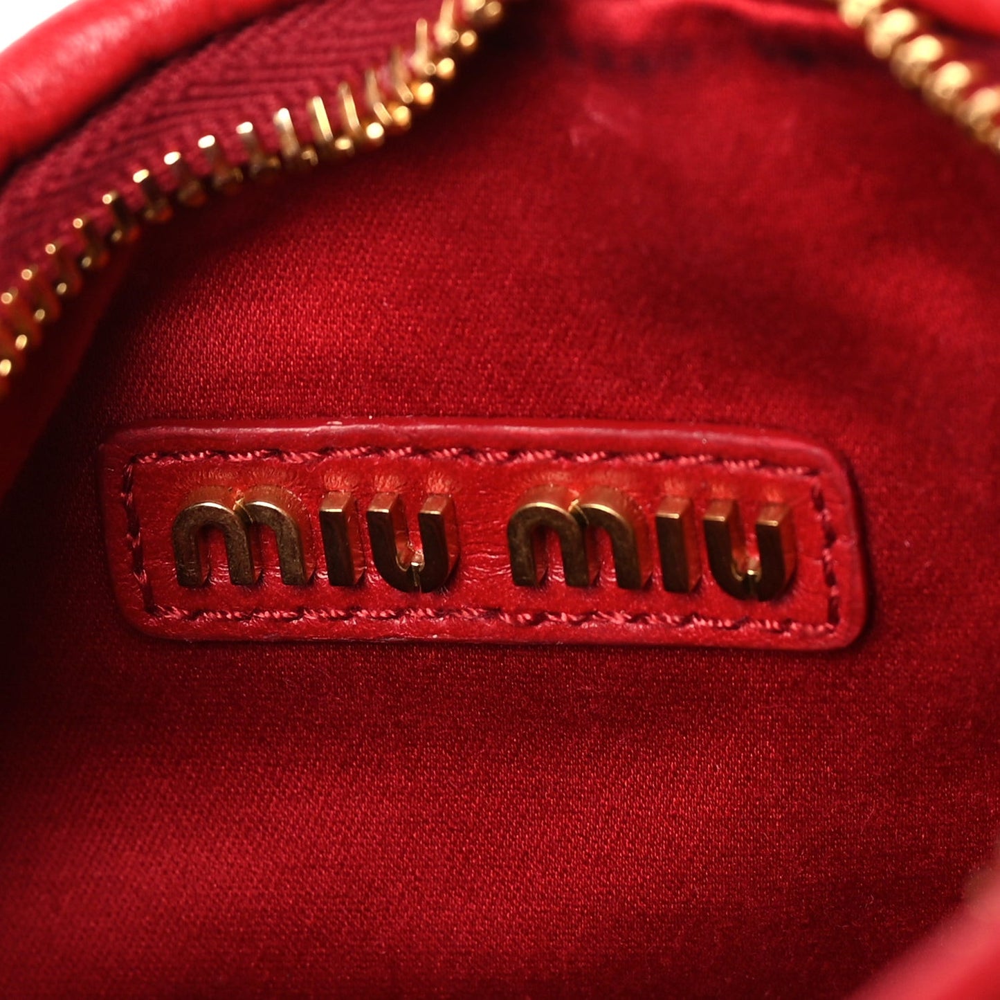 Nappa Matelasse Small Wander Hobo  Red