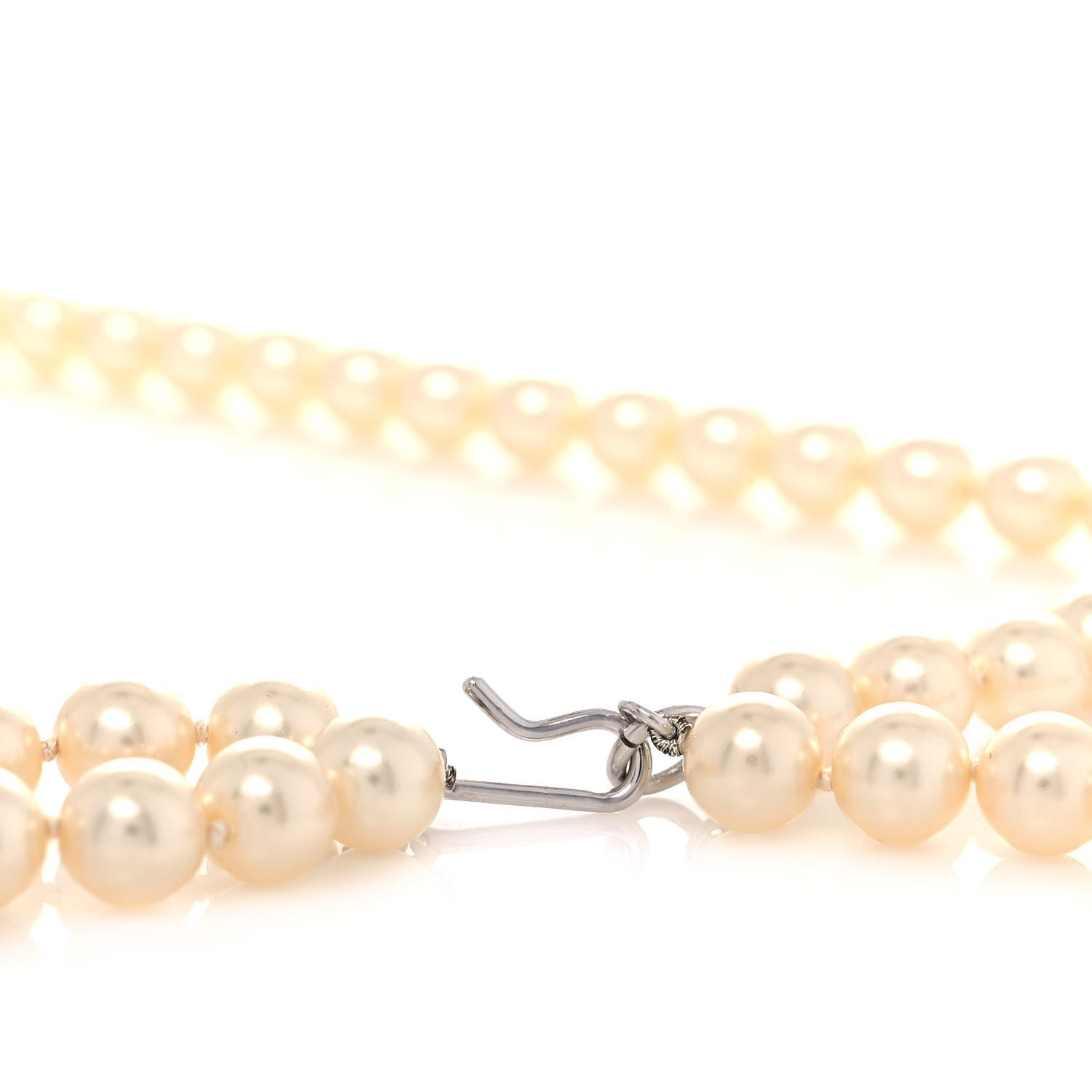 Chanel Pearl CC Belt Silver 4 of 5