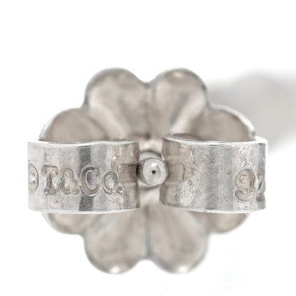 Tiffany Sterling Silver Heart Hoop Earrings 4 of 4