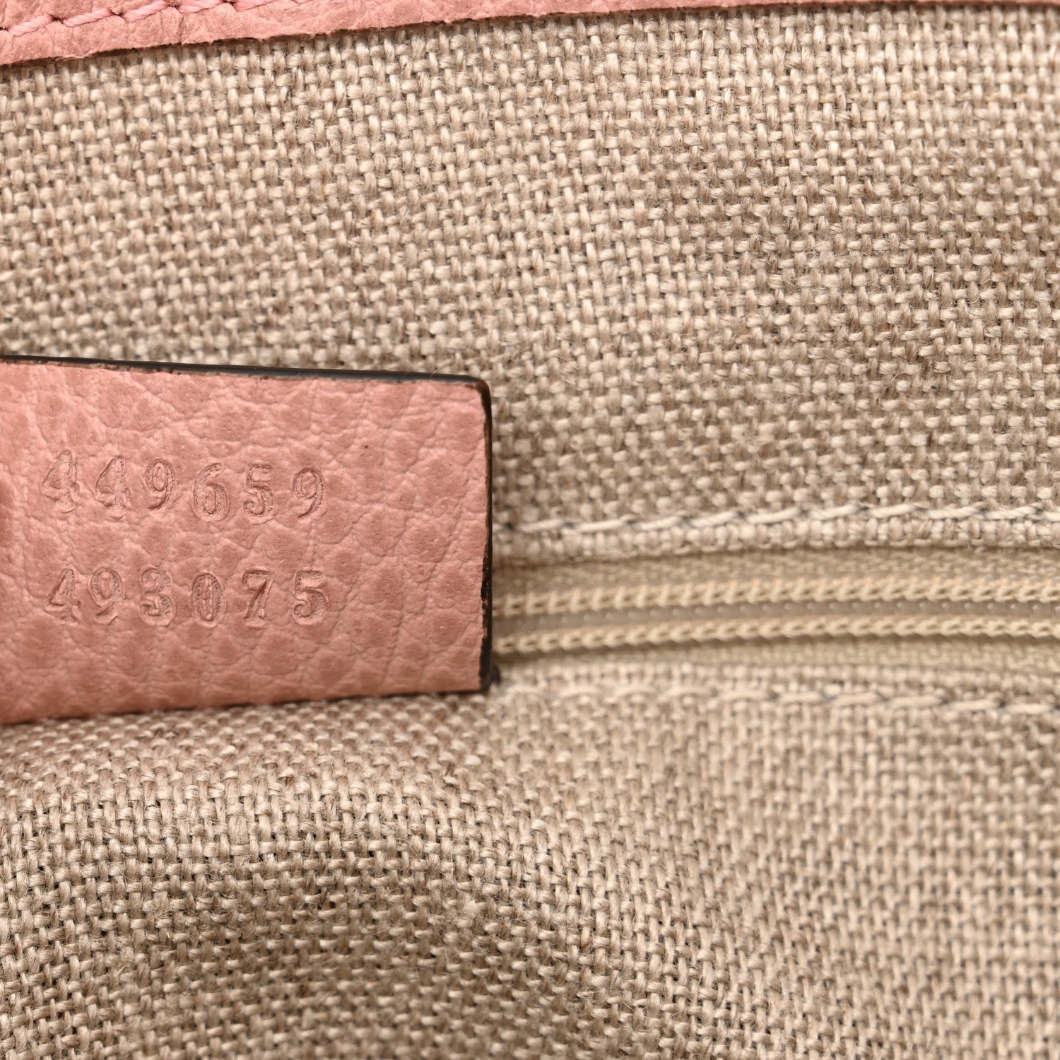 Gucci Dollar Calfskin GG Charm Satchel Soft Pink 7 of 7