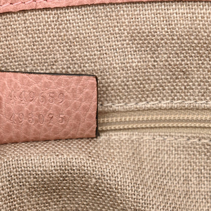 Gucci Dollar Calfskin GG Charm Satchel Soft Pink 7 of 7
