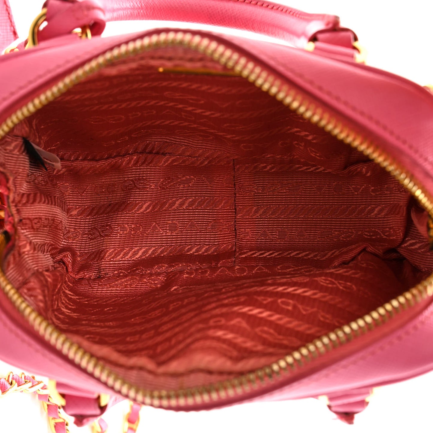 Saffiano Lux Mini Top Handle Crossbody Bag Geranio