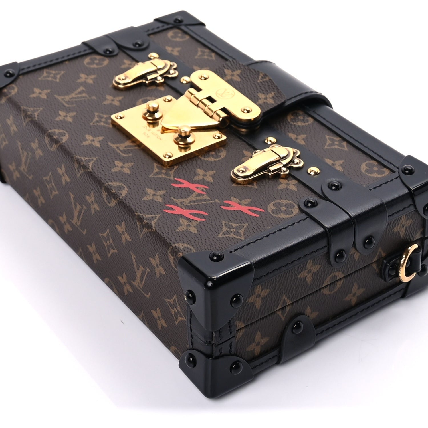 Louis Vuitton Monogram Petite Malle Black 7 of 8
