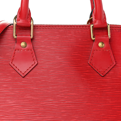 Louis Vuitton Epi Alma PM Castillan Red 8 of 10