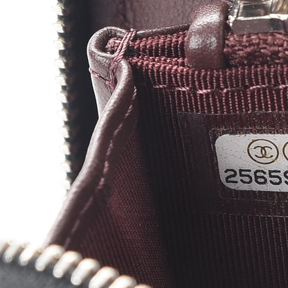 Chanel Caviar Quilted Medium Zip Around Wallet Black 8 of 11