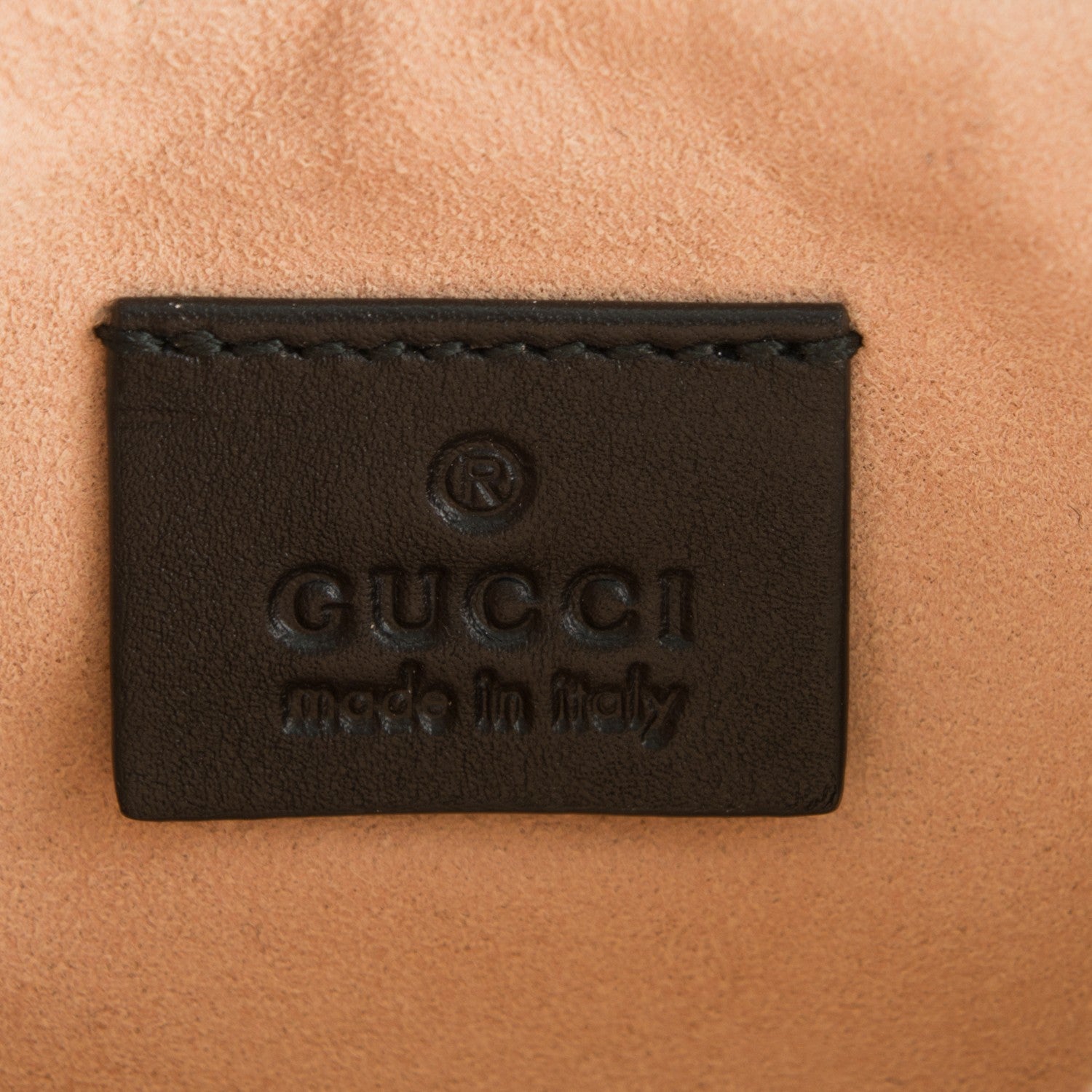 Gucci Calfskin Matelasse Mini GG Marmont Chain Bag Black 6 of 7