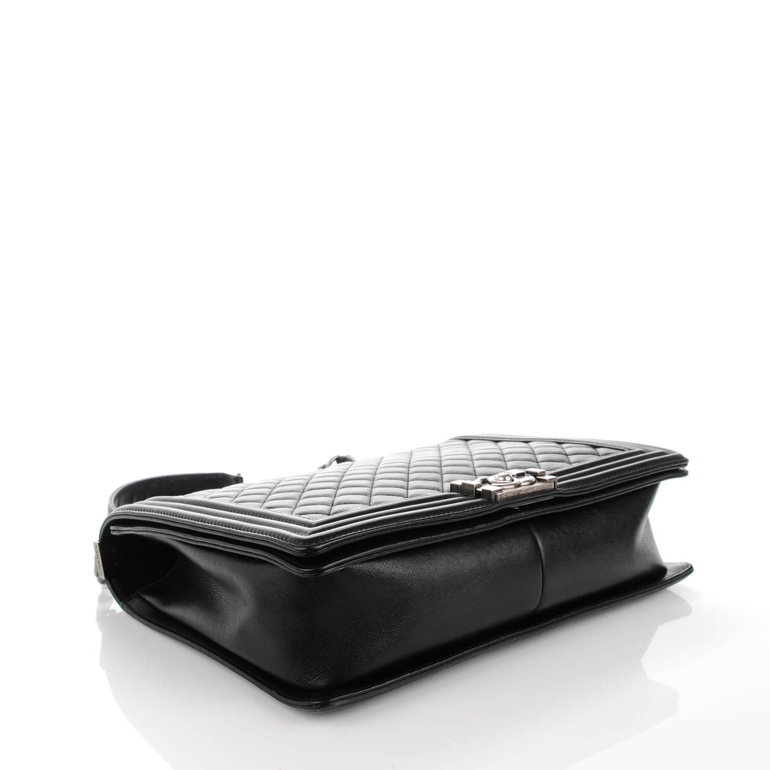 Chanel Lambskin Quilted Large Boy Flap Black 4 of 7