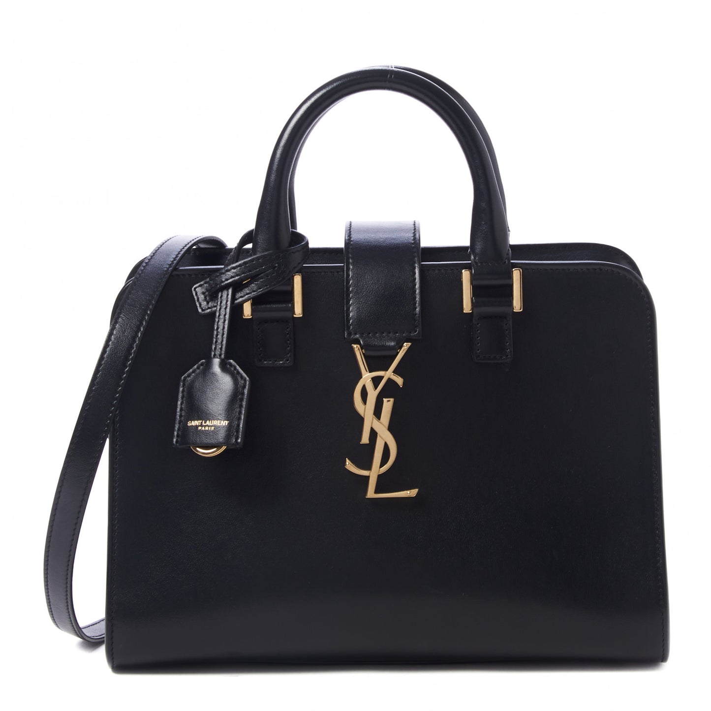 Calfskin Monogram Baby Cabas Black
