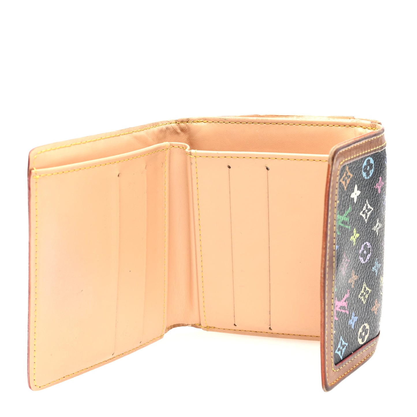 Monogram Multicolor Porte-Monnaie Billets Wallet Black