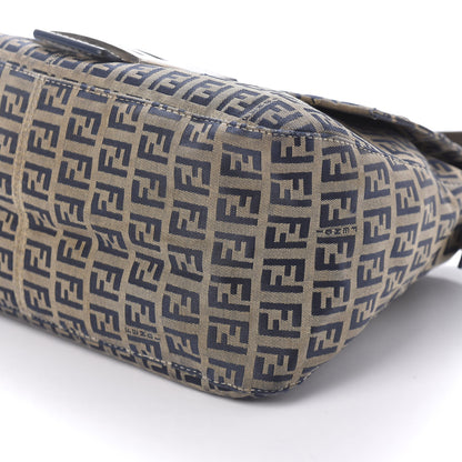 Fendi Zucchino Mama Baguette Navy 7 of 10