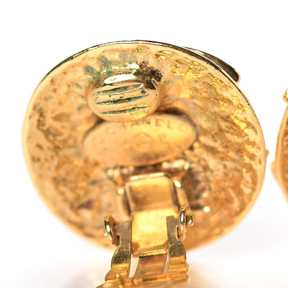 Chanel CC Clip On Earrings Gold 5 of 6