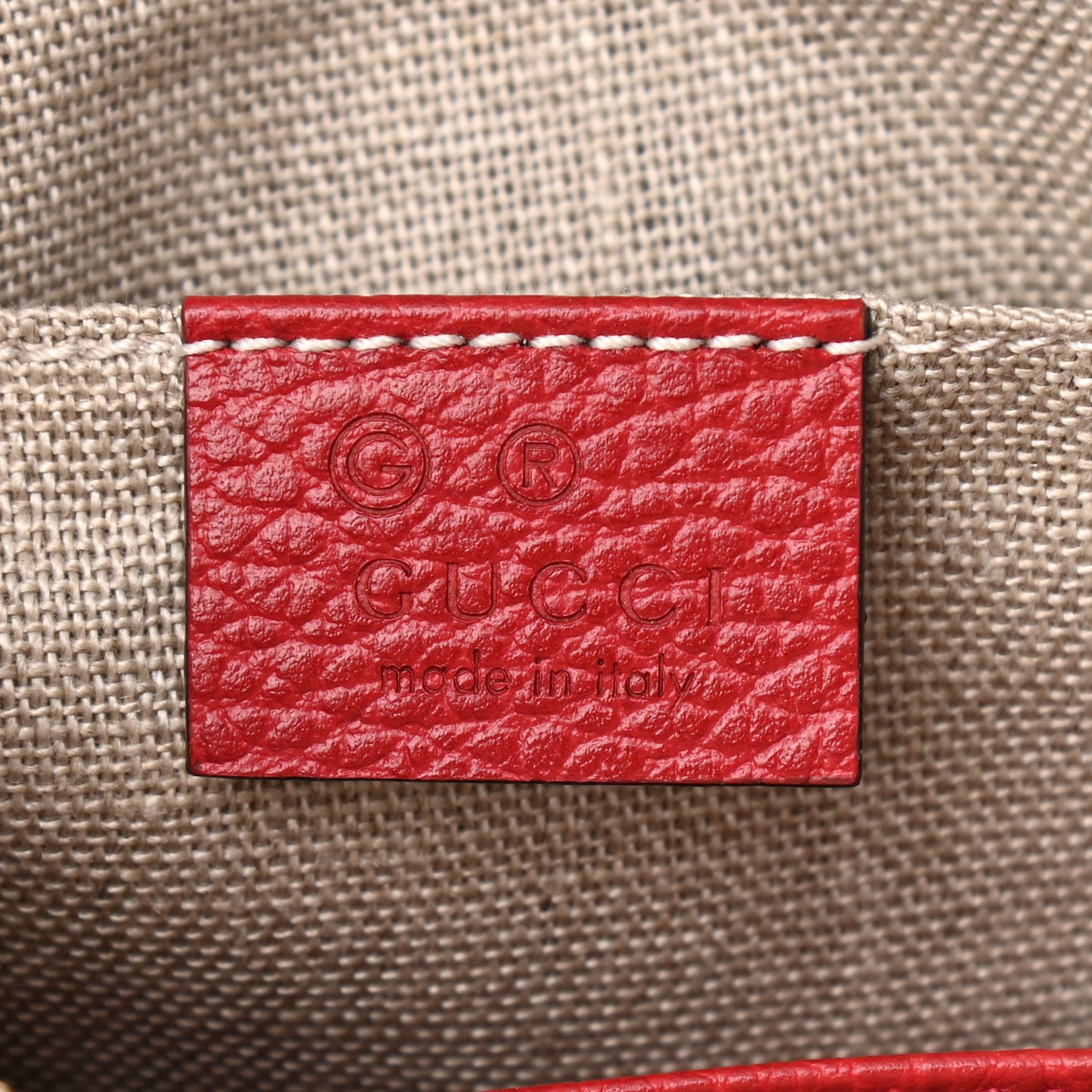 Monogram Mini Bree Messenger Bag Red