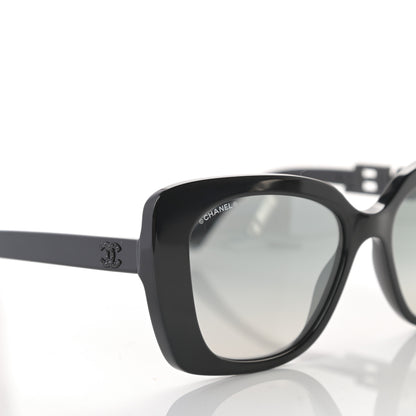 Chanel Acetate Strass Square Sunglasses 5422 Black 7 of 8