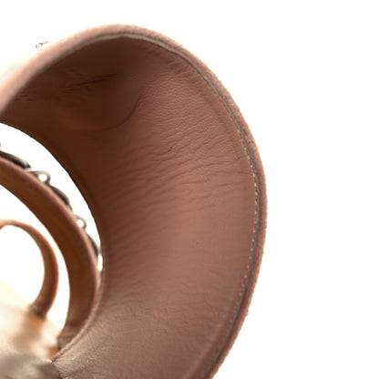 Chanel Velvet Chain Mule Sandals 39 Beige 18 of 20