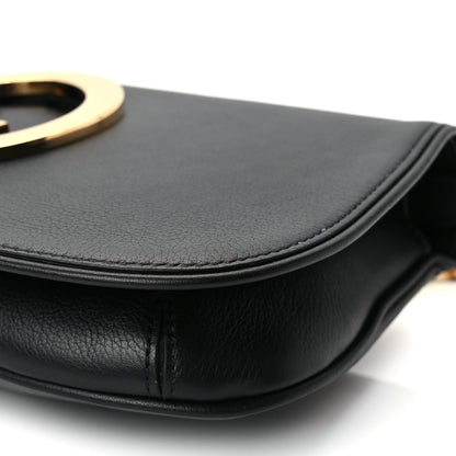 Gucci Roxy Calfskin Blondie Chain Shoulder Flap Bag Black 7 of 9