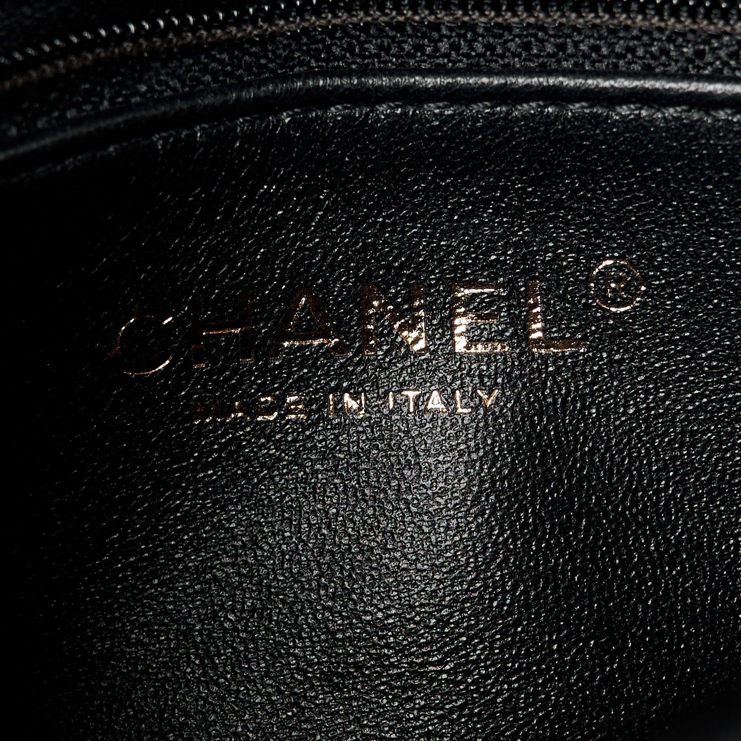 Shiny Lambskin Quilted Mini Coco Trip Flap Bag Black