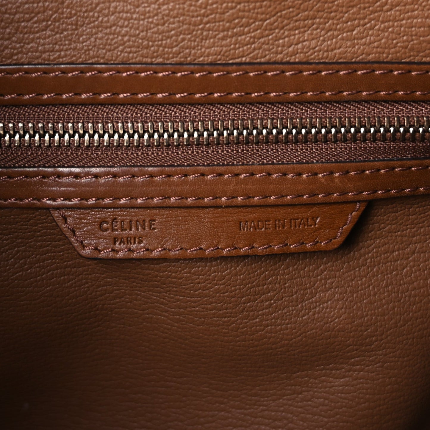 Smooth Calfskin Mini Luggage  Sienna