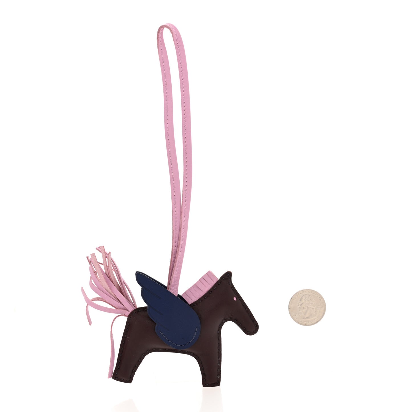 Milo Lambskin Grigri Rodeo Pegase Horse Bag Charm PM Rouge Sellier Mauve Sylvestre Bleu Saphir