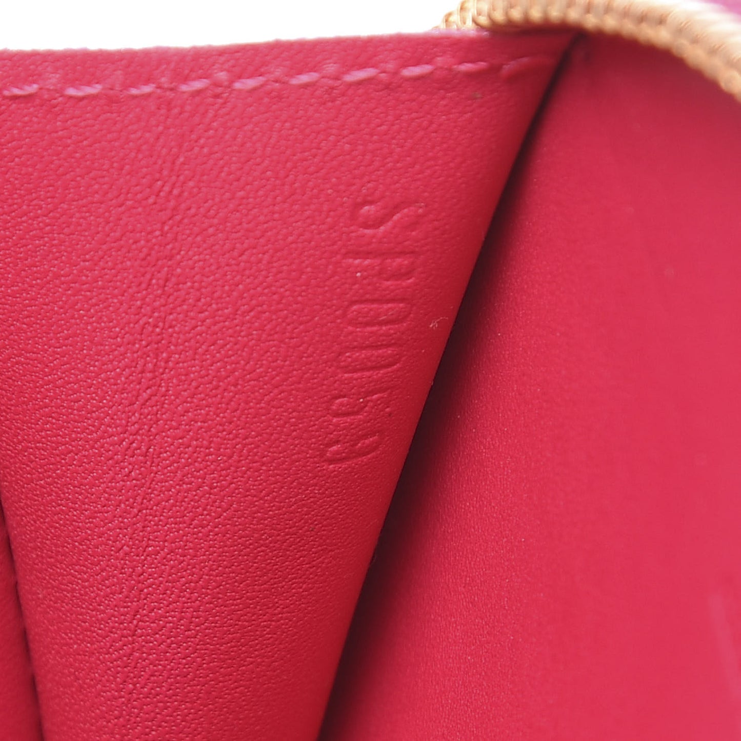 Vernis Roses Chapeau Coin Purse Rose Pop