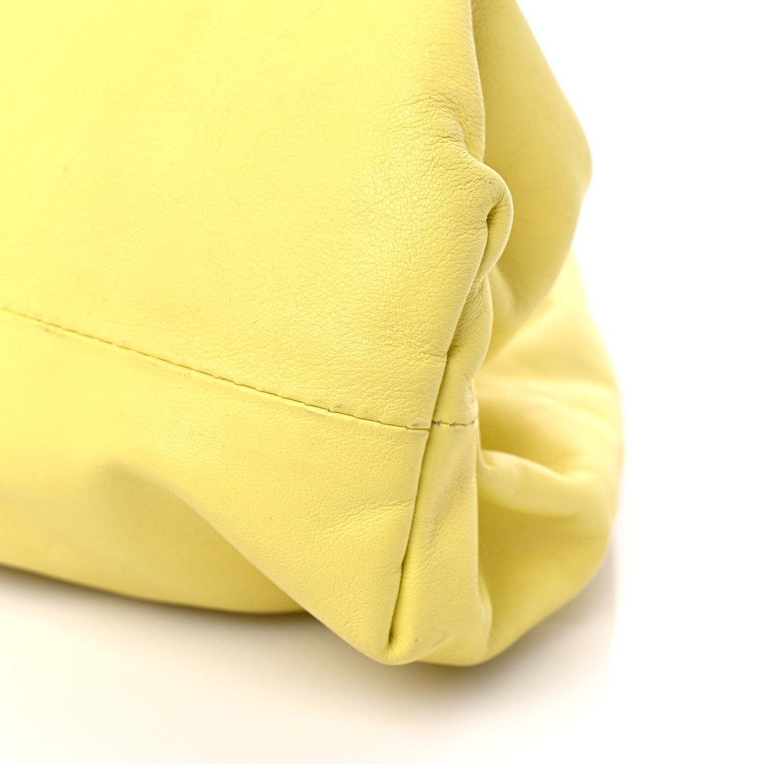 Bottega Veneta Smooth Butter Calf The Pouch Oversized Clutch Sherbert 8 of 19