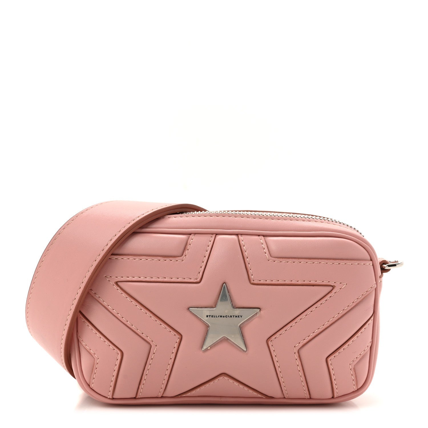 Stella McCartney Eco Alter Nappa Star Patch Belt Bag Pink 1 of 7