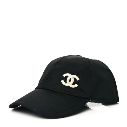 Chanel Cotton CC Cap Hat Black 1 of 6
