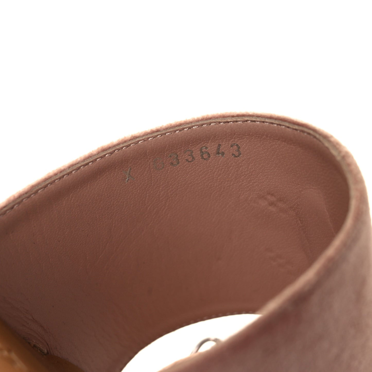 Velvet Chain Mule Sandals 39 Beige