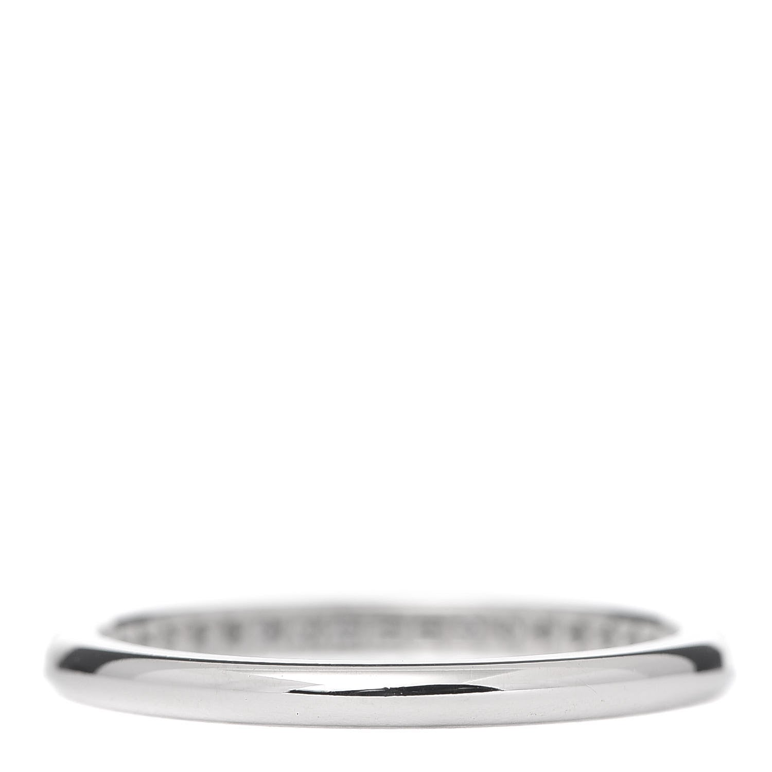 Tiffany Platinum Diamond .17ctw Half Circle Soleste Band Ring 57 8 3 of 5