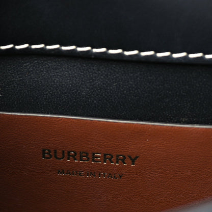 Burberry Calfskin Check Small Elizabeth Bag Brown 5 of 8