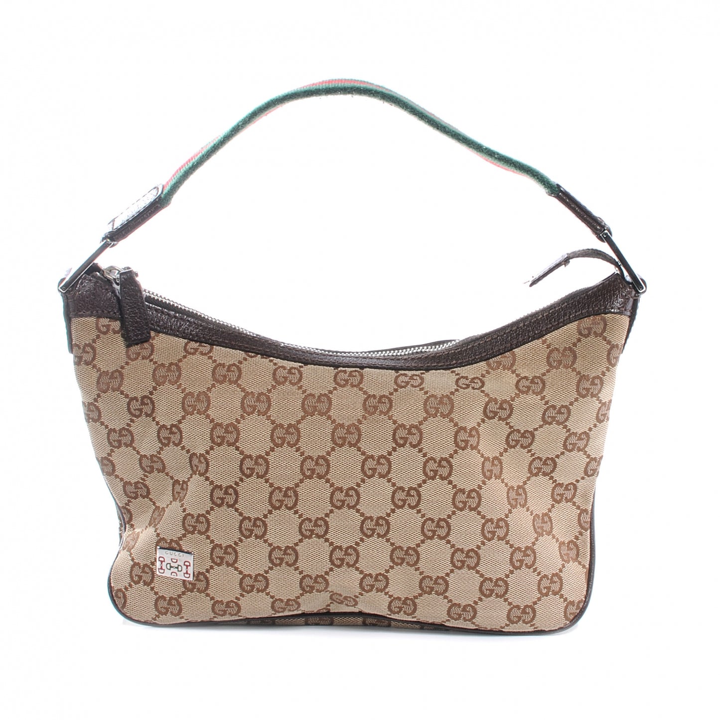 GG Monogram Small Pop Hobo Dark Brown