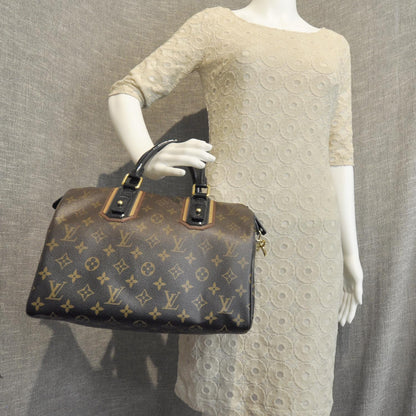 Louis Vuitton Monogram Mirage Speedy 30 Black 2 of 9