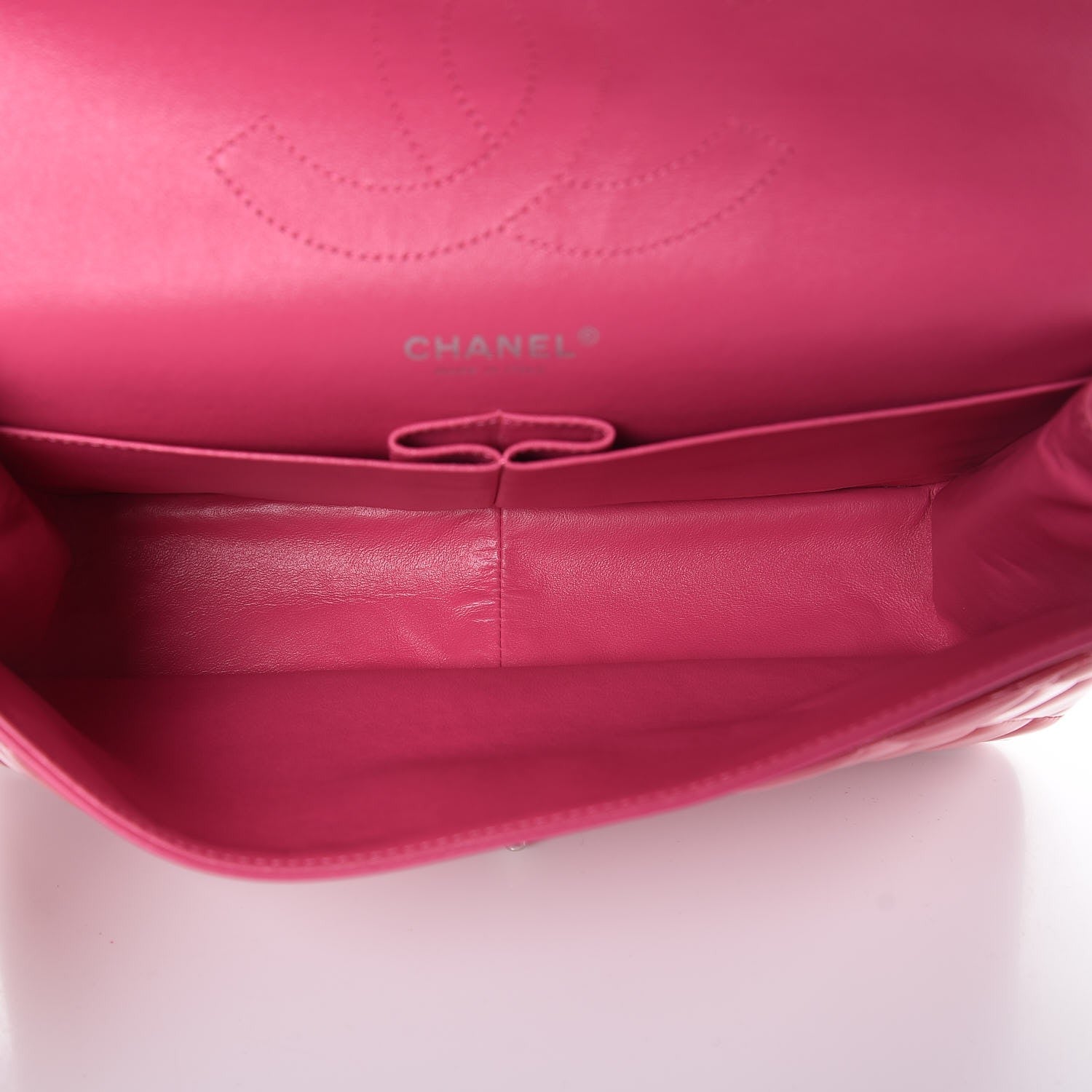 Chanel Patent Quilted Jumbo Double Flap Pink 5 of 11