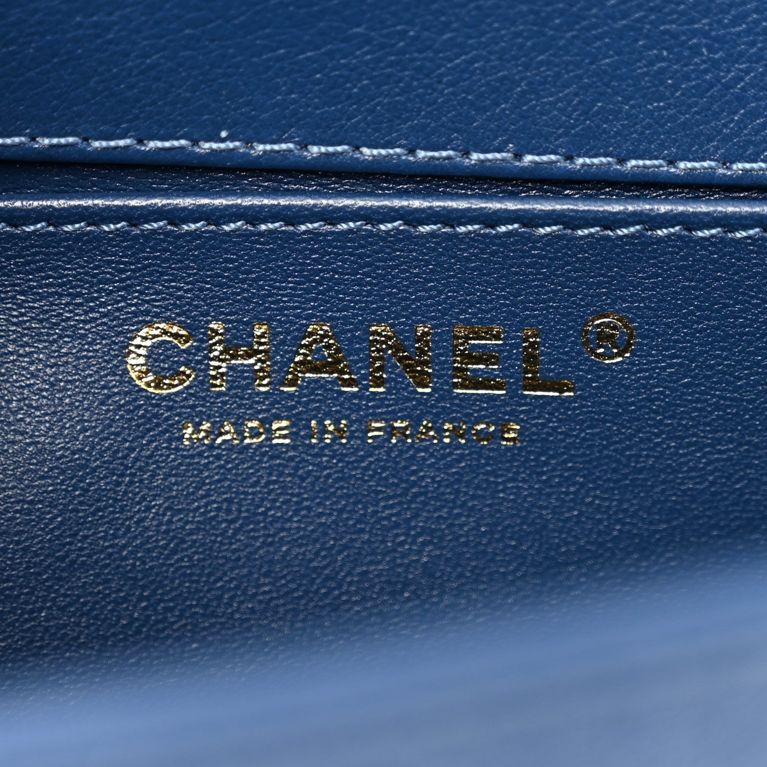 Chanel Lambskin Quilted Medium Top Handle Boy Flap Dark Blue 6 of 7