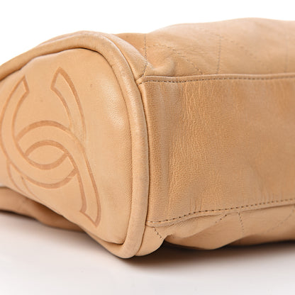 Chanel Lambskin Stitched Medium Ultimate Soft Tote Beige 5 of 18