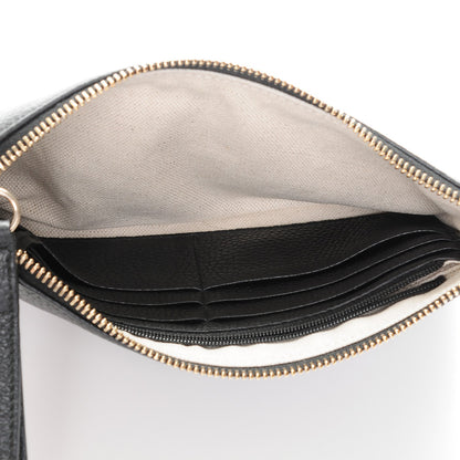 Gucci Pebbled Calfskin Soho Wristlet Black 5 of 7