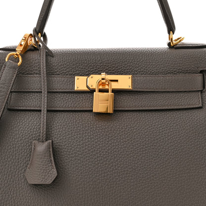Hermes Togo Kelly Retourne 28 Etain 8 of 11