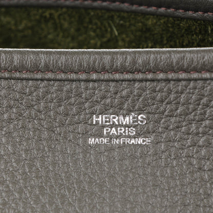 Hermes Epsom Evelyne III GM Vert Bronze 6 of 8