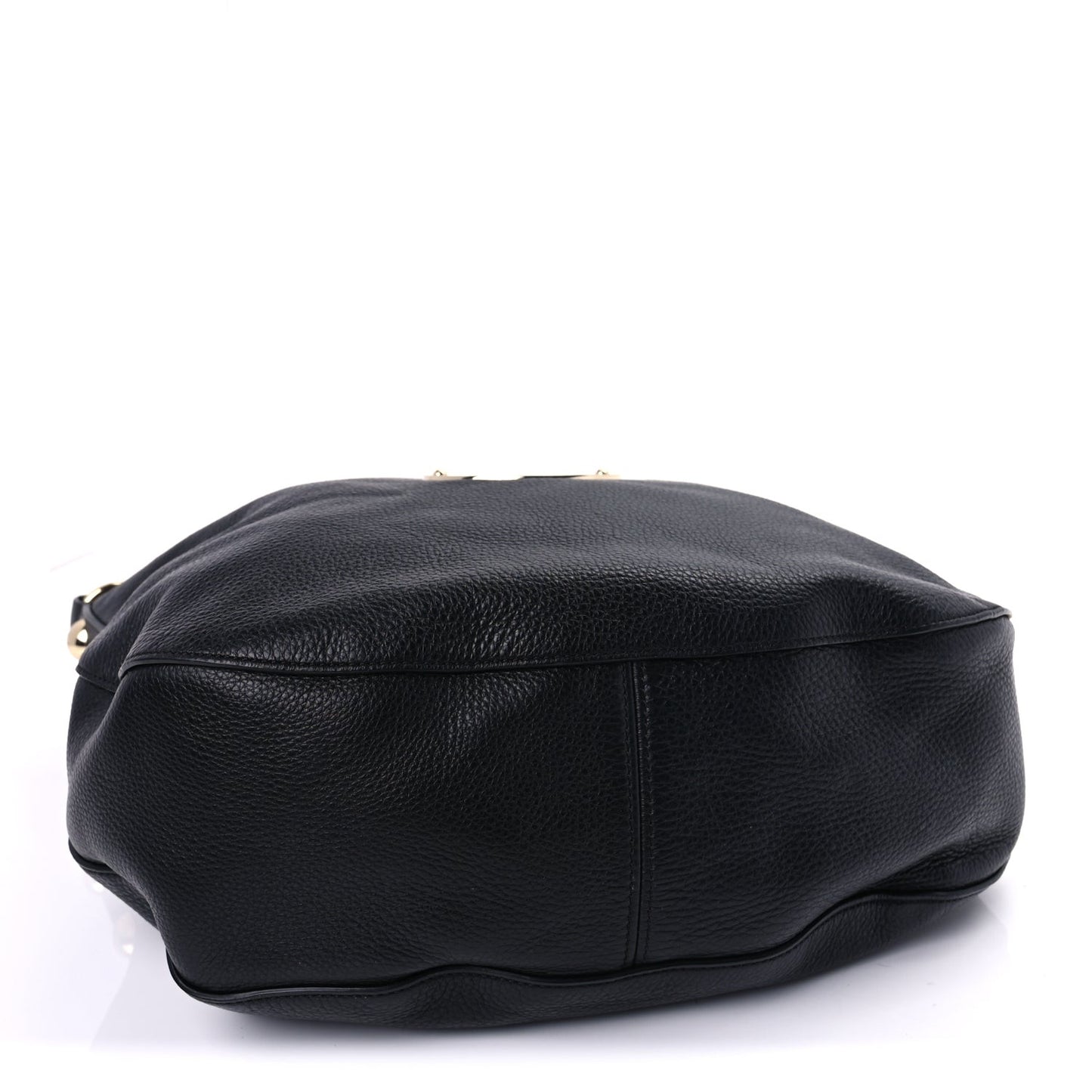 Soft Spongy Calfskin Large Daria Hobo Black